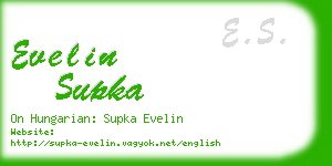 evelin supka business card